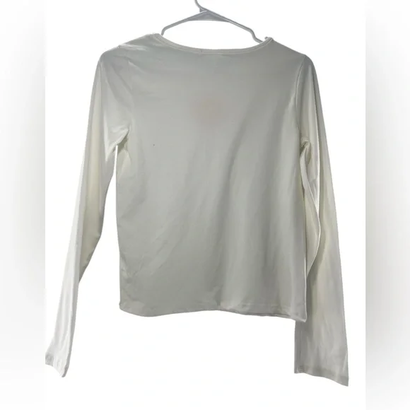 NWOT Love Ellie Graphic Nature Sequin White Long Sleeve XL - Picture 5 of 5
